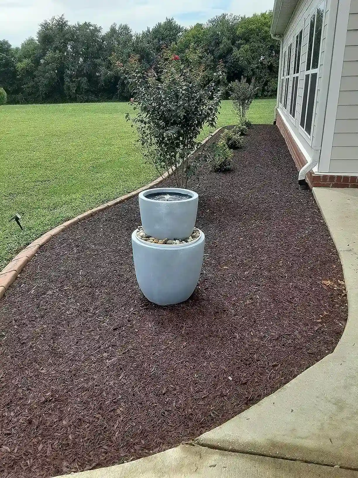 Custom DIY indoor cement flower pots in various sizes